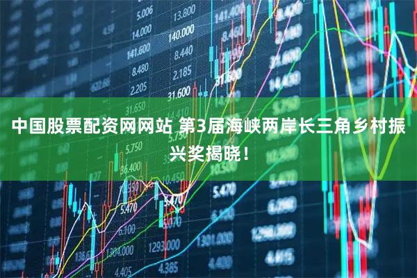 中国股票配资网网站 第3届海峡两岸长三角乡村振兴奖揭晓！